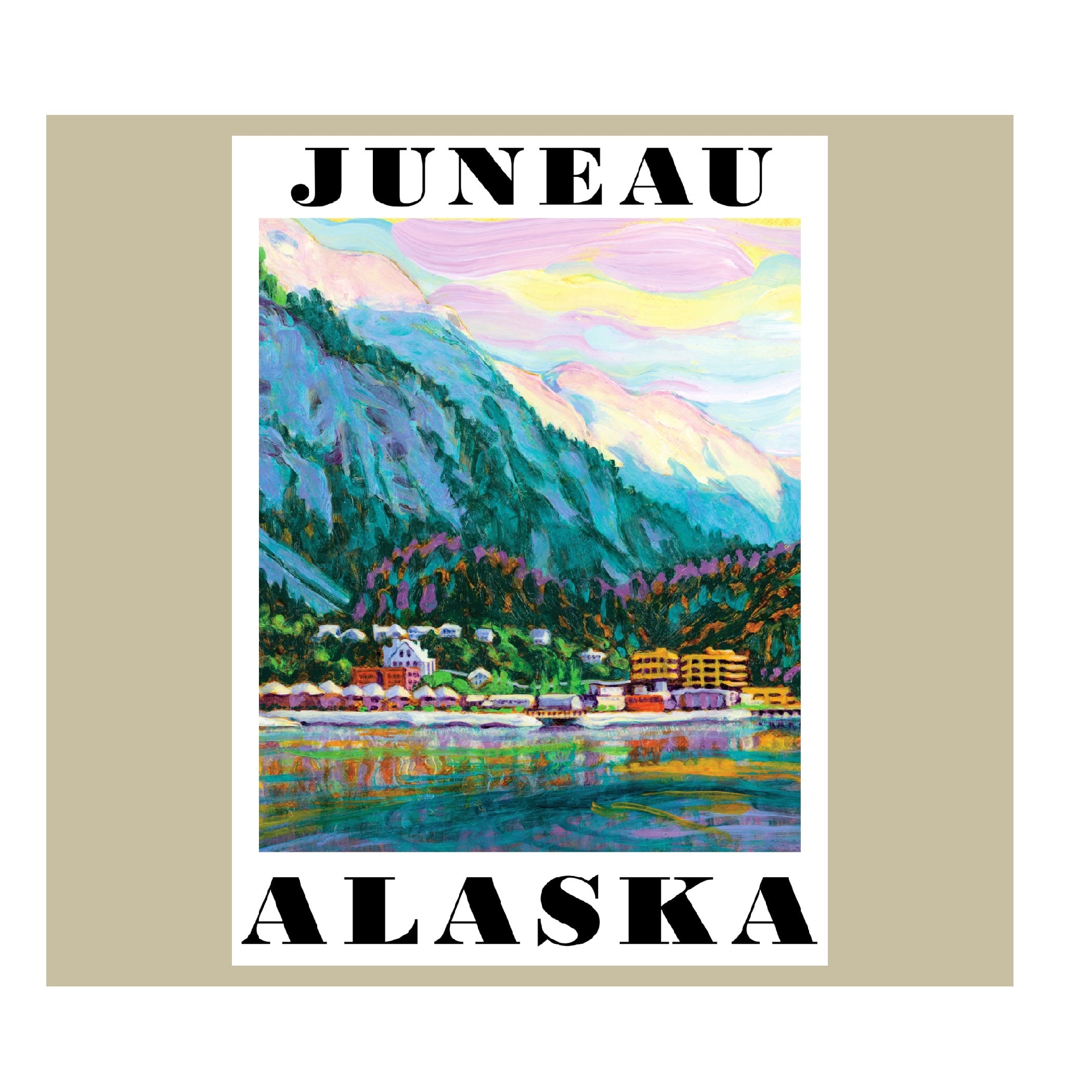 Juneau Alaska Poster by Devita Writer Etsy