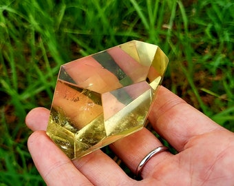 Genuine Pure Wild Citrine Crystal Natural High Altitude natural Citrine. Manipura Chakra. Wealth and abundance crystal