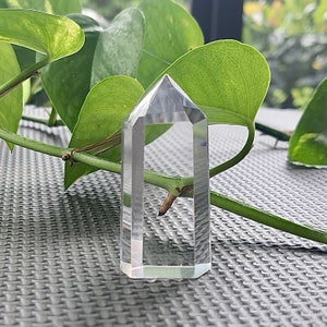 Best Purity Clear Quartz Obelisk. AAA Purity healing meditation crystals. Reiki healing witchcraft crystals.  2.5-3" high. All chakras