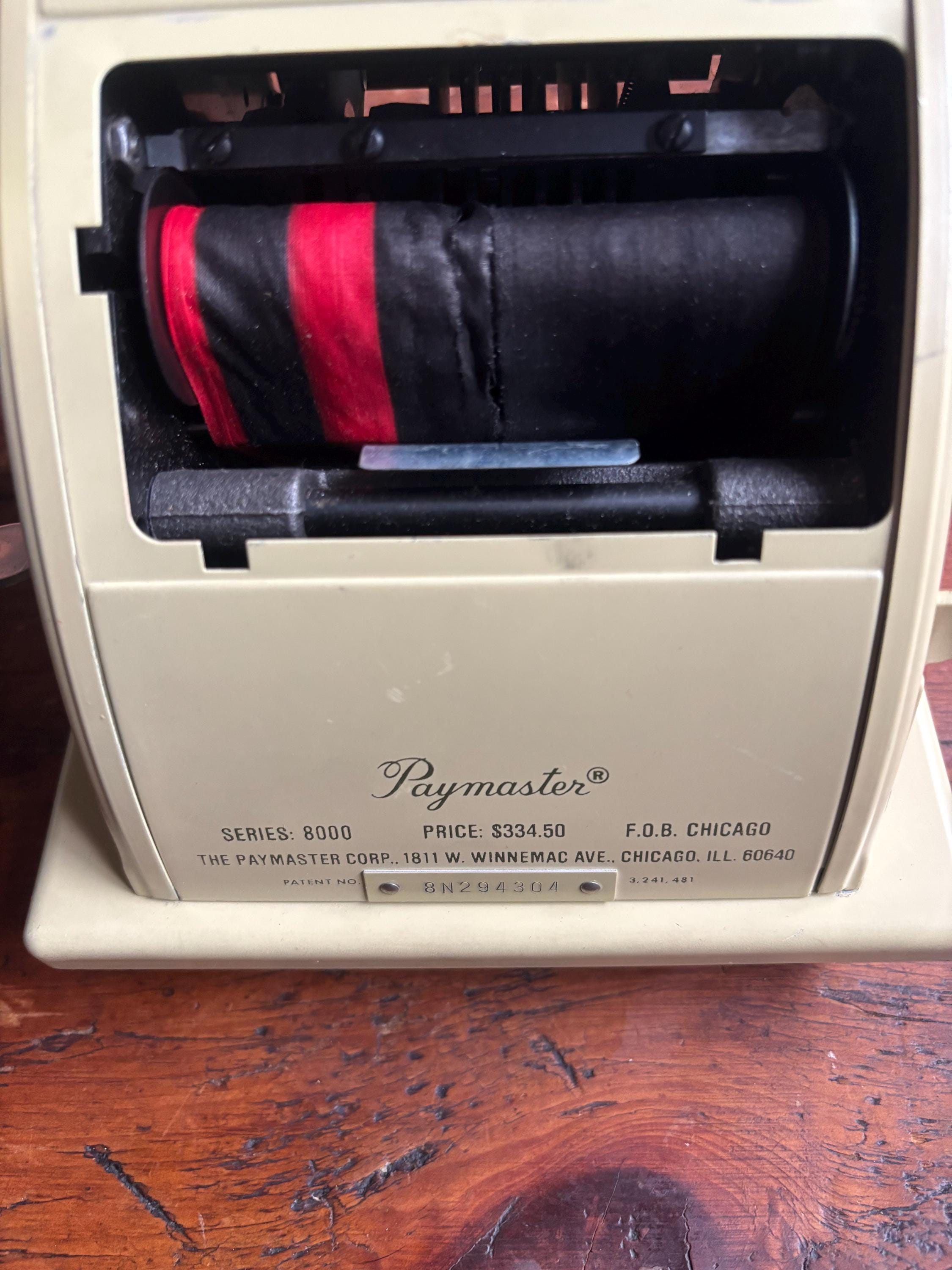 Check Writer Ribbons Paymaster Series 8000 Check Writer Ribbon Writer - Etsy