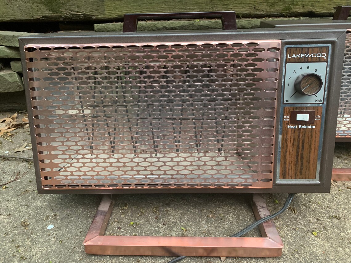 Lakewood Vintage Electric Room Heater Etsy