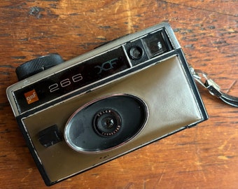 Gaf 266 XF Vintage camera with mystery 126 film loaded.