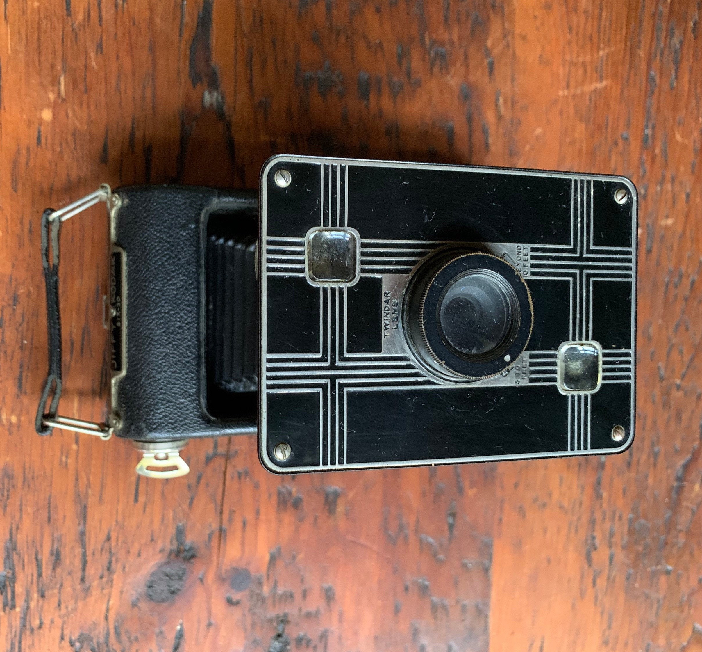 Appareil Photo Pliant Kodak Duo 620 – Compur – Soufflet – Vintage Années 50