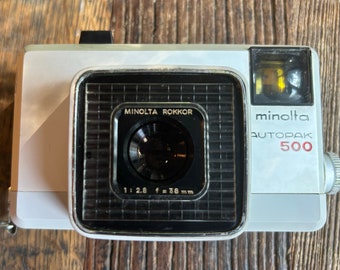 Minolta Autopak 500 Point and Shoot Camera