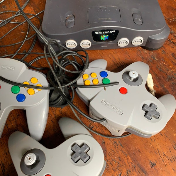 Nintendo 64 Console and Controller Etsy