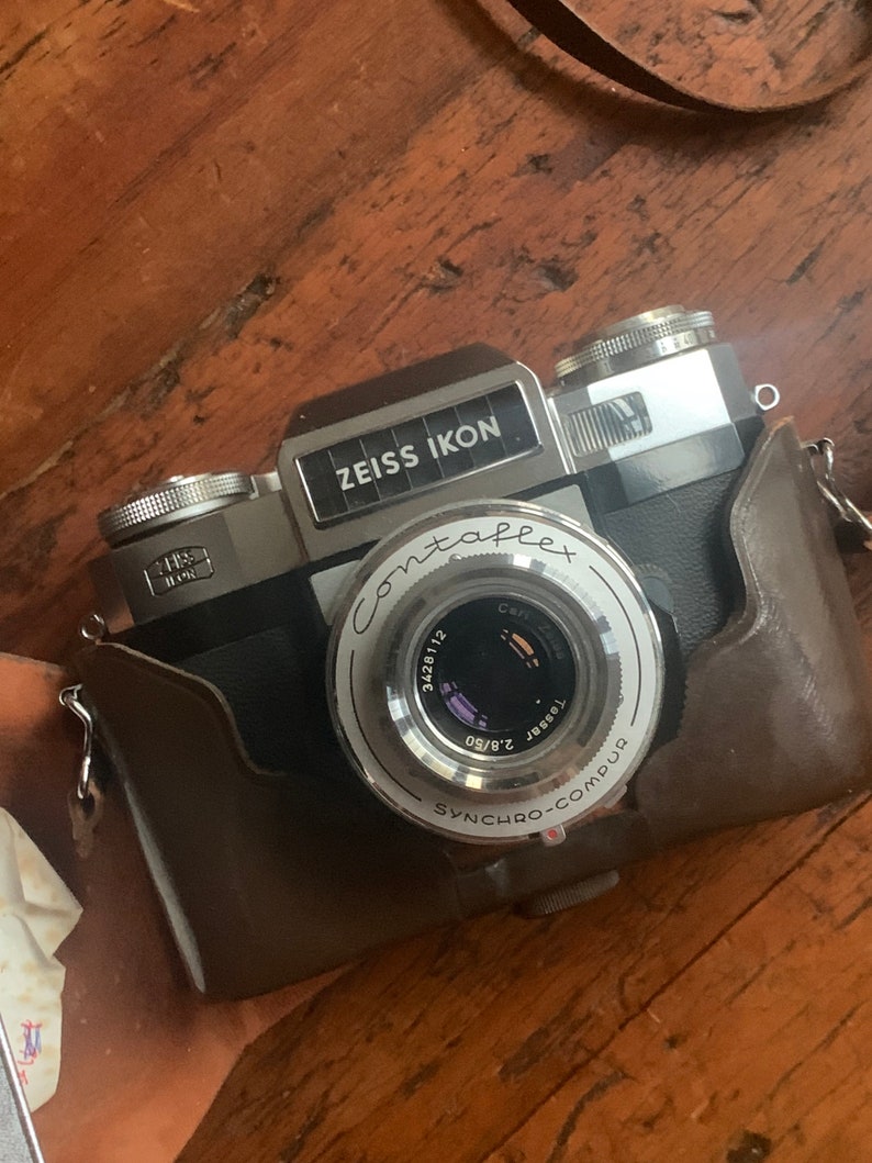 Appareil Photo ZEISS IKON Contaflex S-Matic Avec Housse Et Objectifs