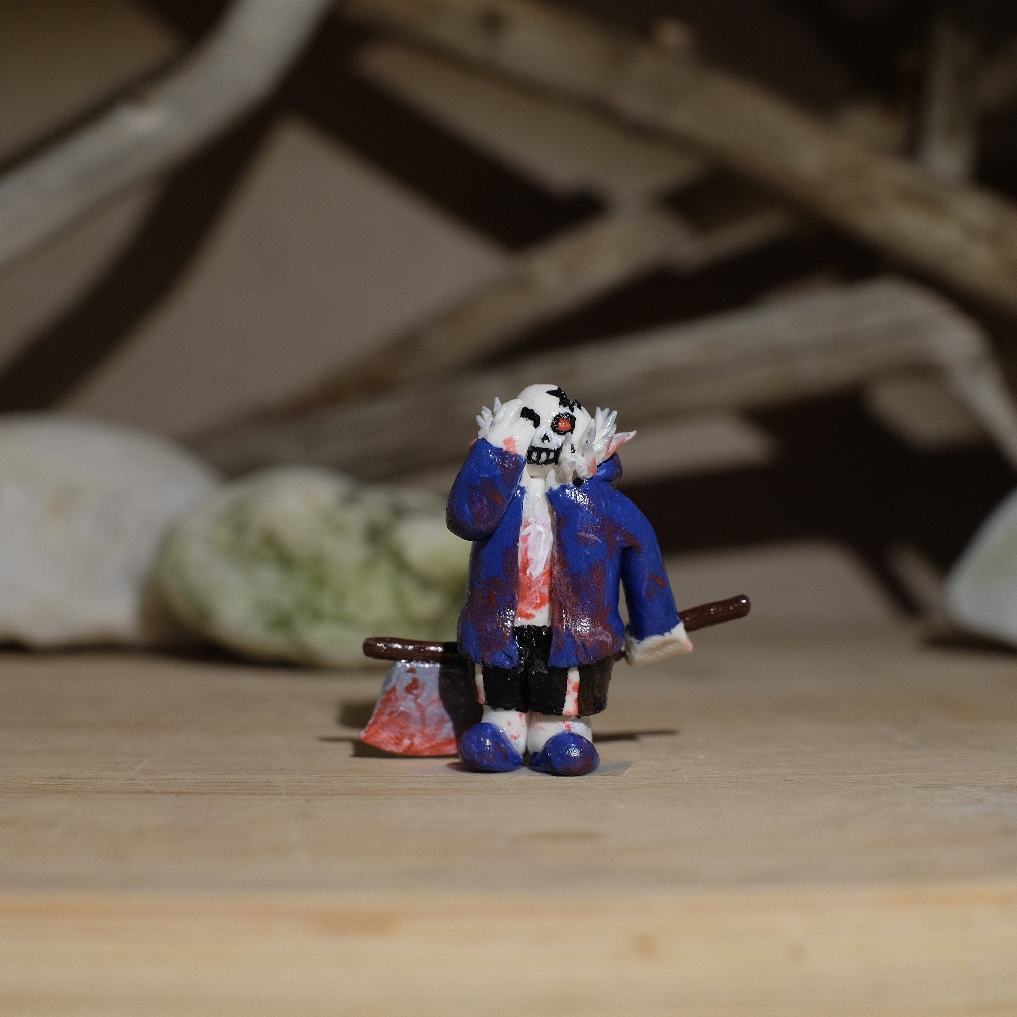 Horrorsans Clay Figurine 