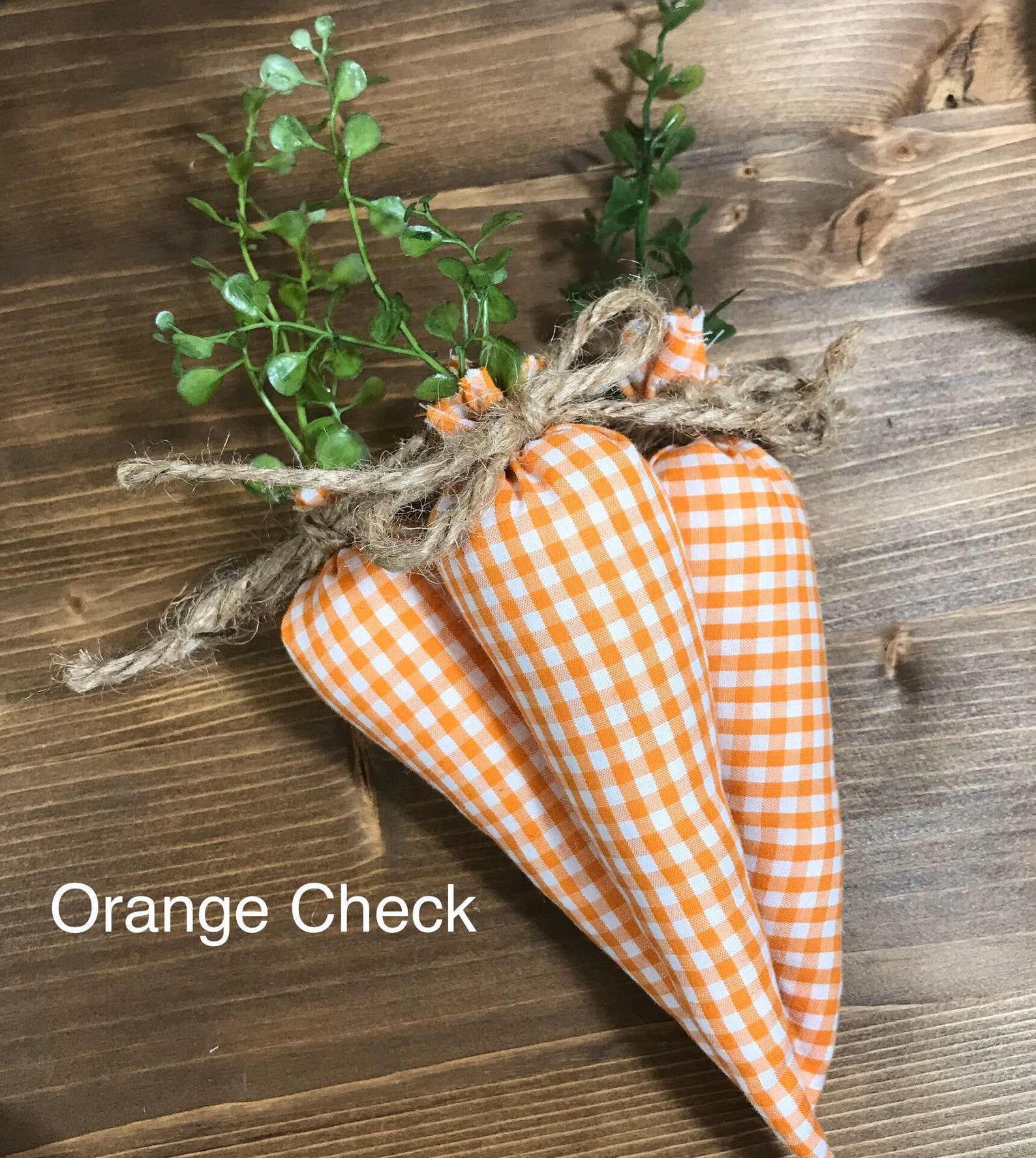Fabric Carrot Easter Decor Farmhouse Fabric Carrots Rustic Etsy