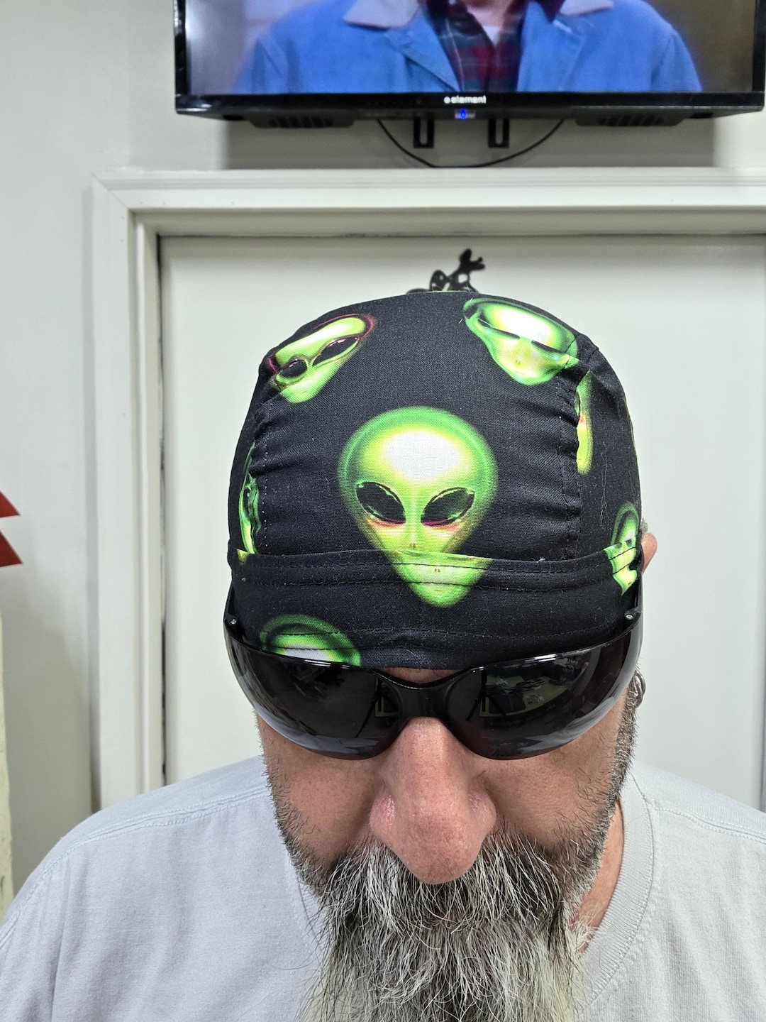 Aliens Skull Cap, Louisiana, Doo Rag, Helmet Liner - Etsy