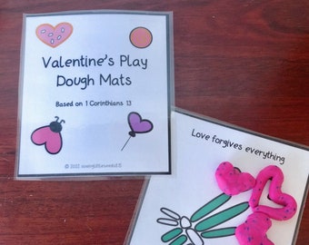 Valentine’s Play Dough Mats - DIGITAL FILE
