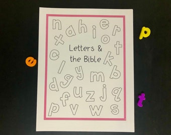 Letters & the Bible Activity Book - DIGITAL