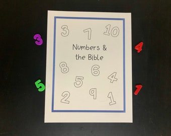 Numbers & the Bible Activity Book - DIGITAL VERSION