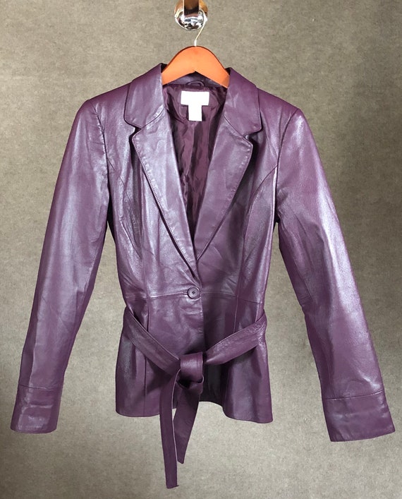 Vintage spiegel leather jacket - Gem
