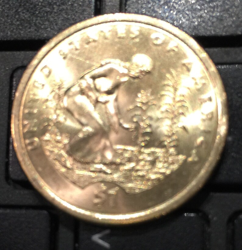 Rare 2009 No Year Sacagawea Dollar Coin With Reverse Etsy