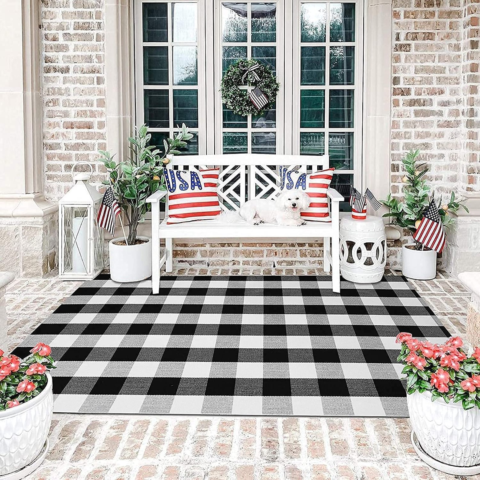 Buffalo Plaid Rug Buffalo Plaid Area Rug Door Mat Etsy