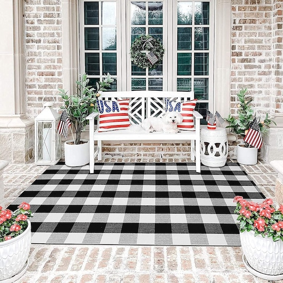 Buffalo Plaid Rug Buffalo Plaid Area Rug Door Mat Etsy