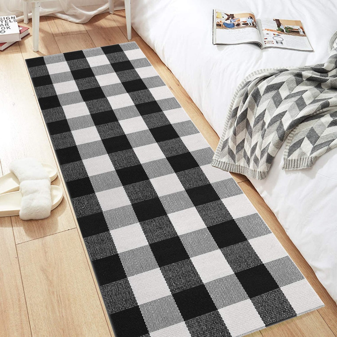 Buffalo Plaid Rug Buffalo Plaid Area Rug Checkerboard Rug Etsy