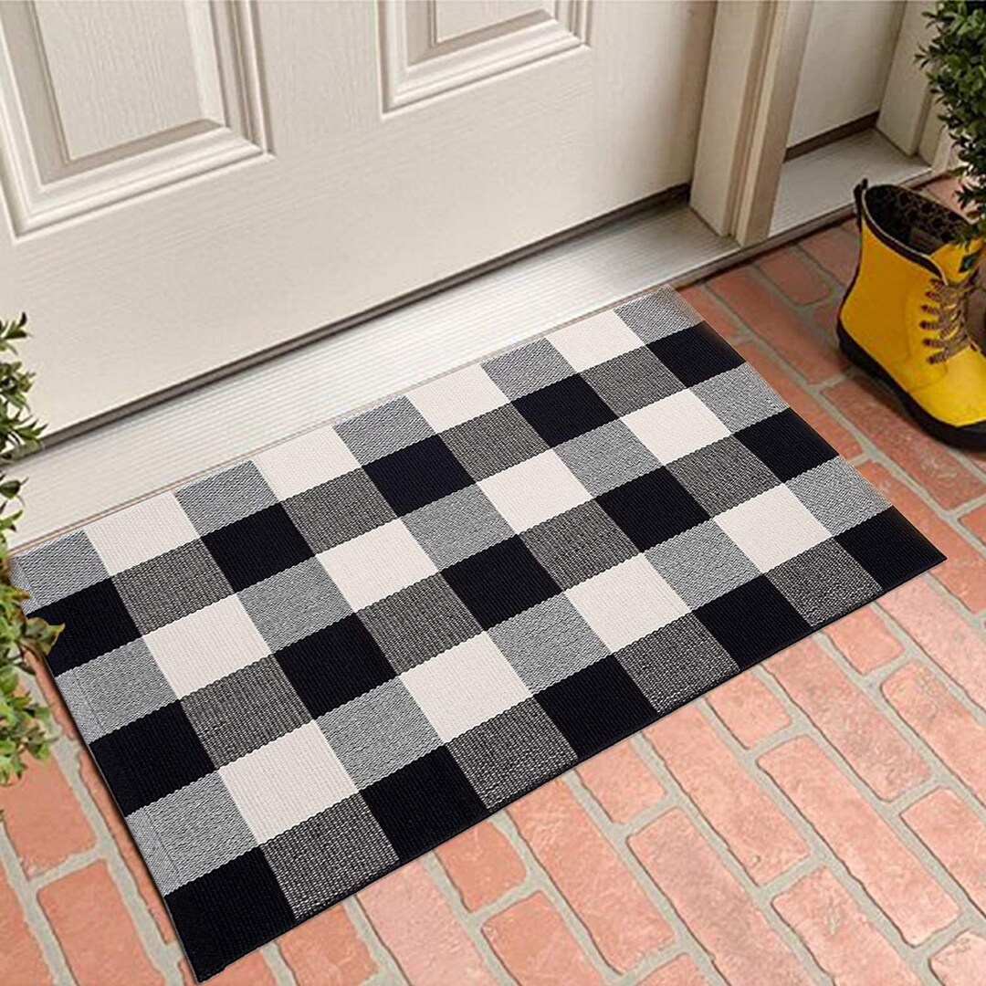 Buffalo Plaid Rug Buffalo Plaid Area Rug Outdoor Indoor Door Mat