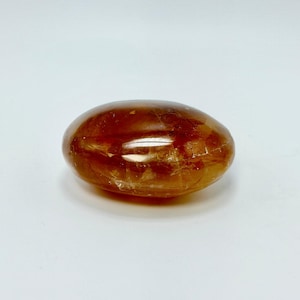 Golden Healer Quartz Palm Stone | Polished Healing Crystal | Golden Quartz Pocket Stone | Meditation Crystal image 2