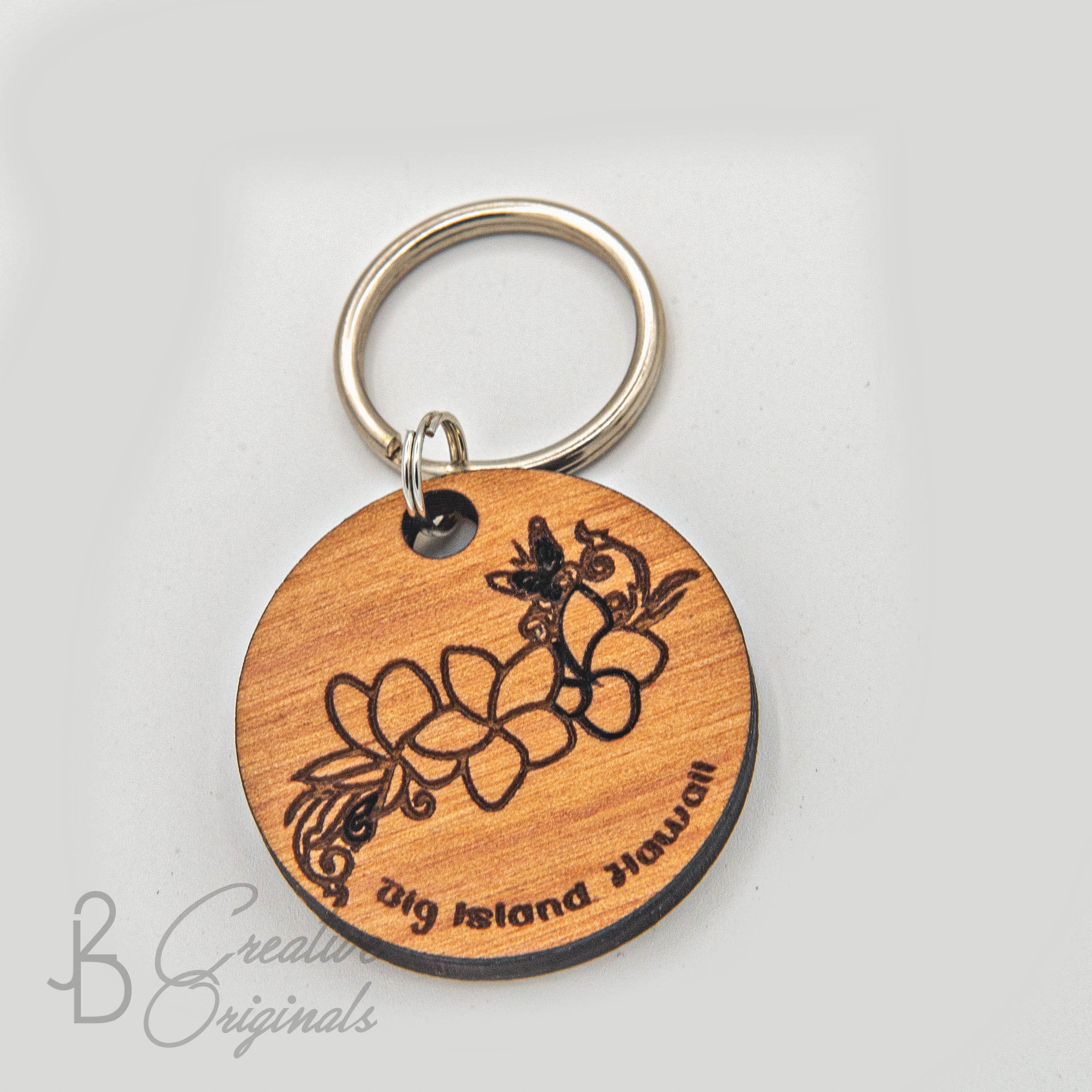 Wood Keychains Hawaii Keychains Aloha Custom Designs Etsy