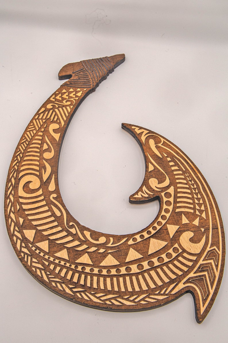 Handmade Beach Decor Maui Hook Polynesian Art Polynesian - Etsy