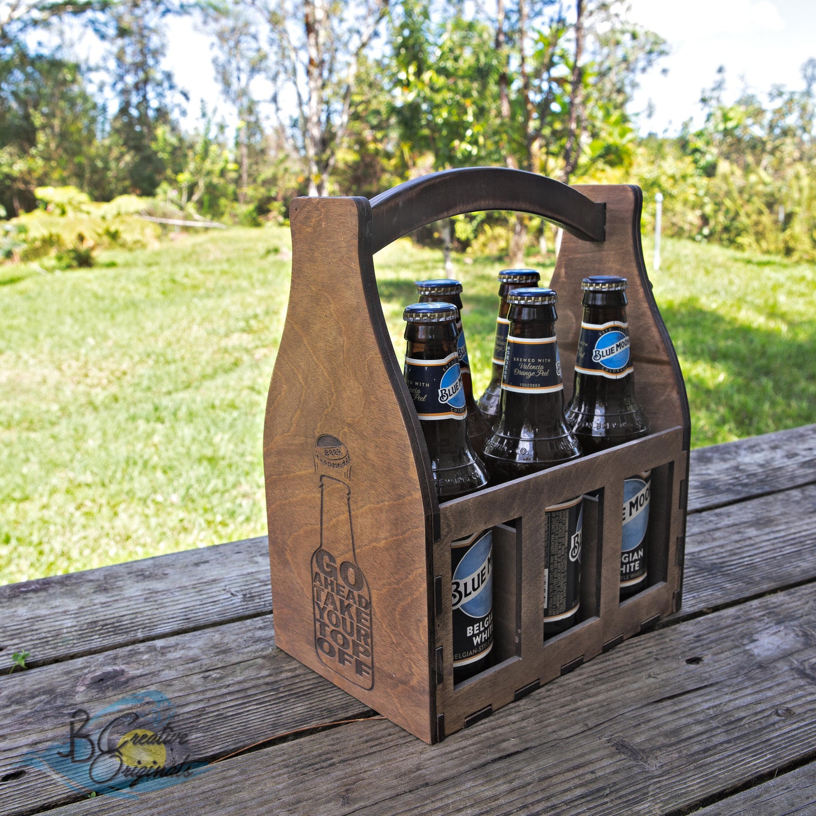 Personalized Beer Holder 6 Pack Caddy Beer Holder Beer Etsy