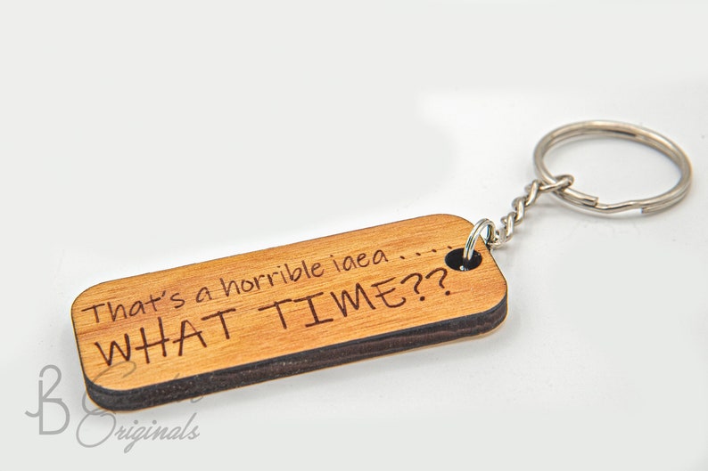 Wood Keychains Quote Keychains Funny Sayings Engraved Etsy