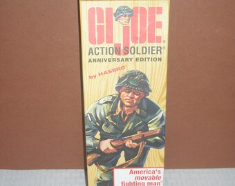 Vintage 2003 HASBRO Inc. GI JOE Action Soldier Anniversary Edition / Blonde Hair