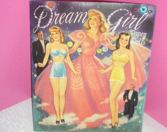 Muñecas de papel vintage DREAM GIRL de 1995 / Con fabulosas modas de los años 40