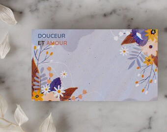 POSTAL CARD spring 2021 - Douceur & Amour