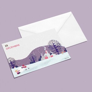 PACK of 4 : Winter 2020 Postcards series image 5