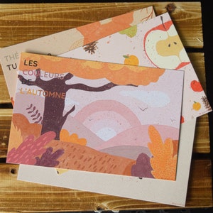 PACK of 4 : Fall 2020 Postcards series image 2