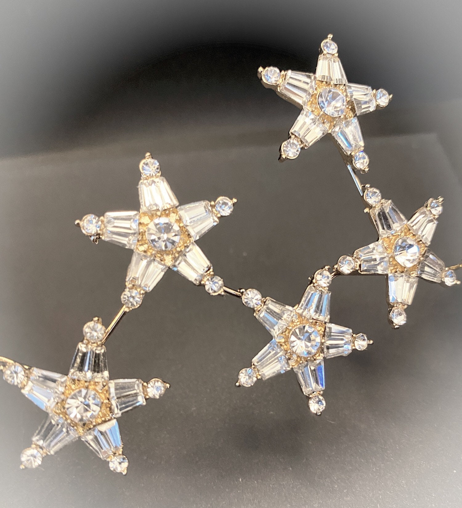 Silver or Gold Star Headpiece Star Crown Star Crystal - Etsy