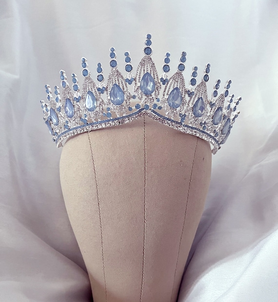 アクセサリー TOYRING CROWN LIGHT BLUE Periwinkle Blue Crystal Tiara, Pageant Princess Crown - Etsy
