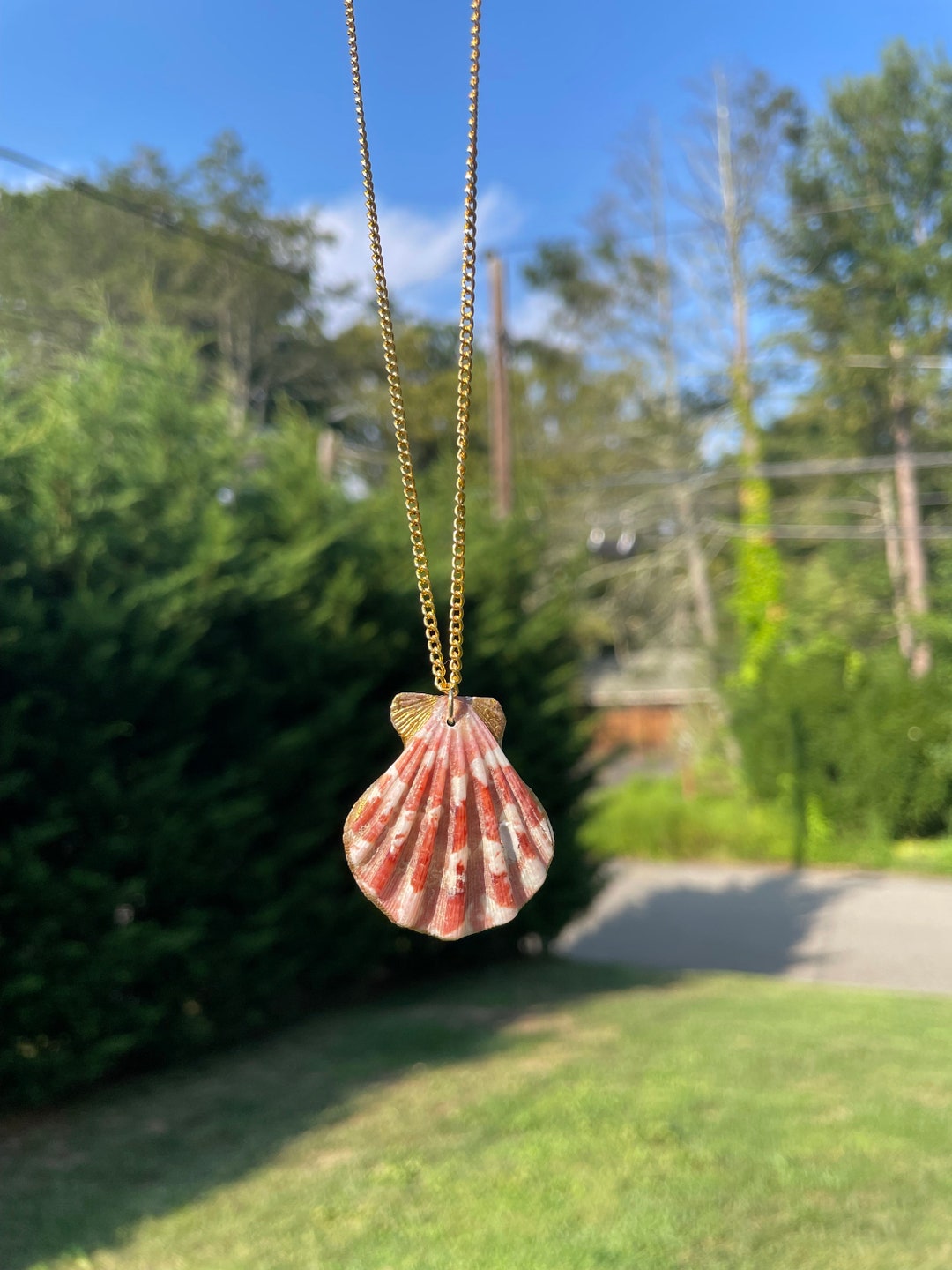 Shell Necklace Sticker Shell Necklace - Etsy
