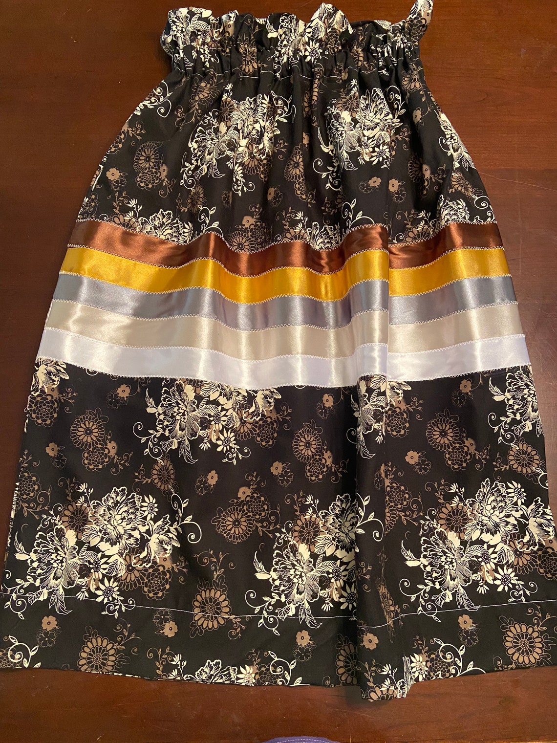 Native American Custom ribbon skirt adult Etsy