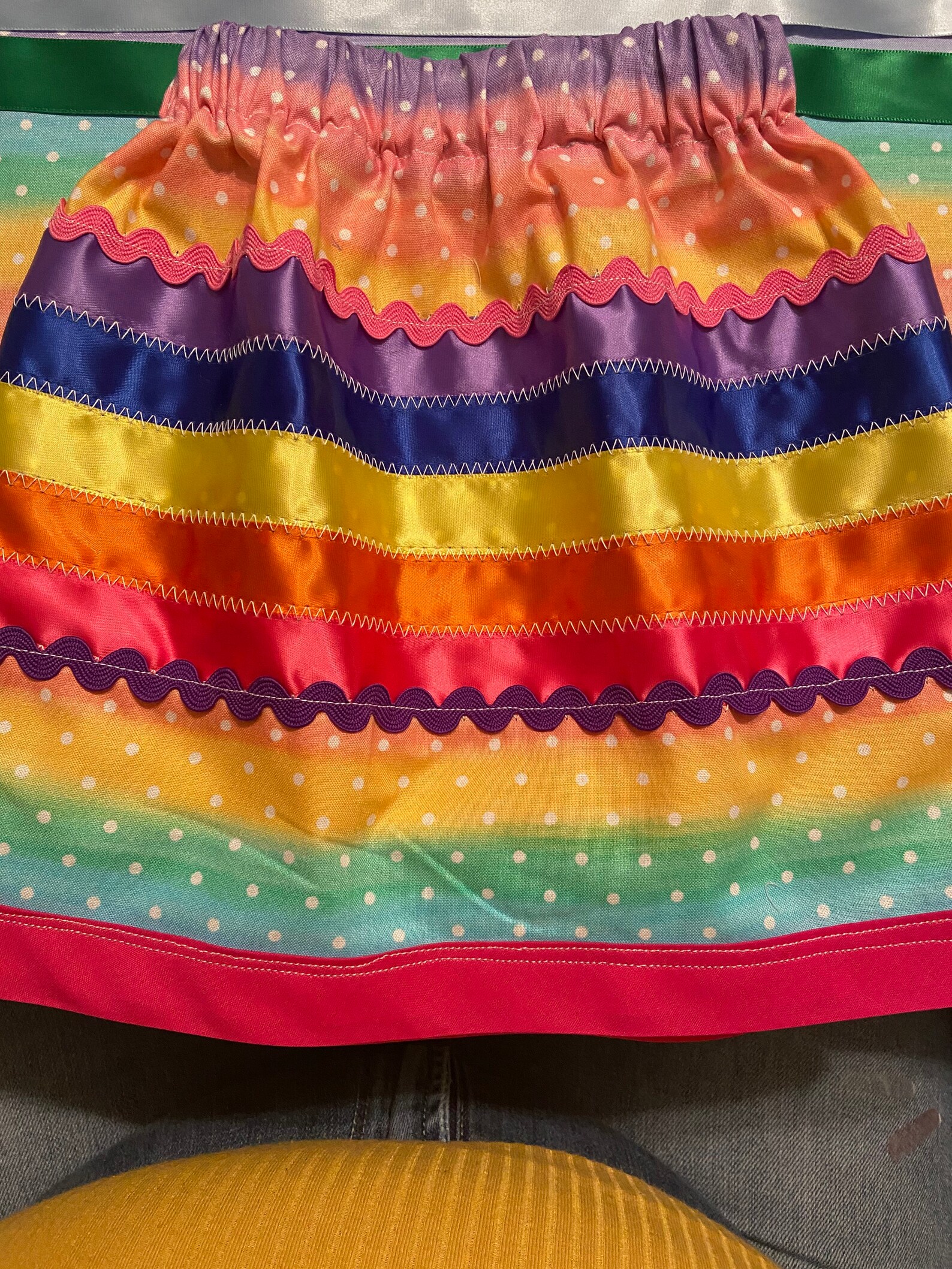 Native American ribbon skirt and shirt set Etsy