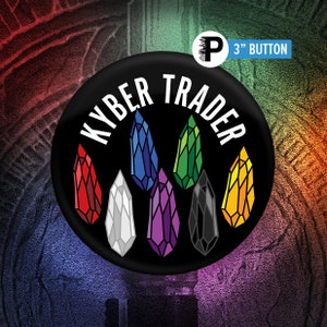 Kyber Trader 3&quot; Button