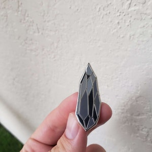 Black Kyber Crystal Pin