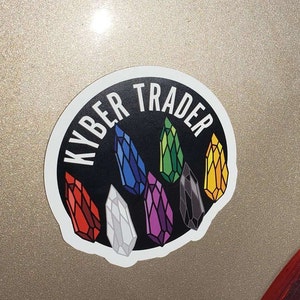 Kyber Trader Car Magnet