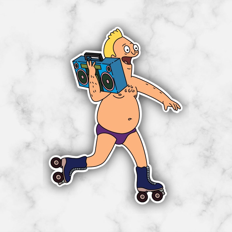 Speedo Guy Bob's Burgers Vinyl Sticker Etsy Singapore