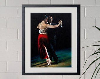Art Print Tango Couple No. 26