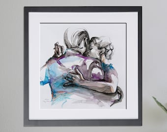 Art print tango couple No. 76