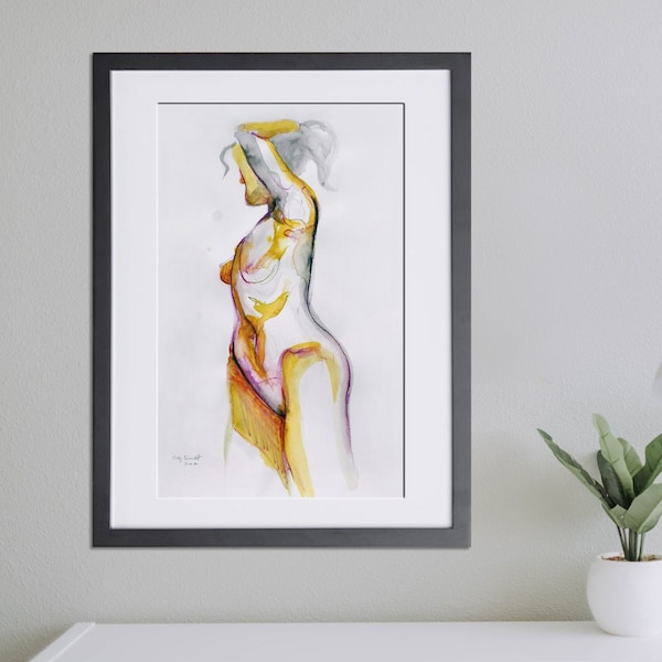 Nude drawing Wanda, original drawing