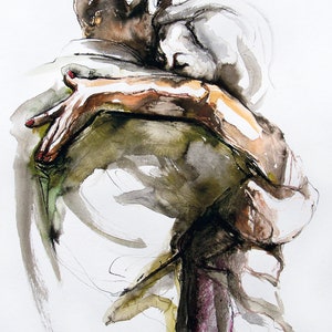 3 art prints, tango couple no. 14, 33 and 56 image 4