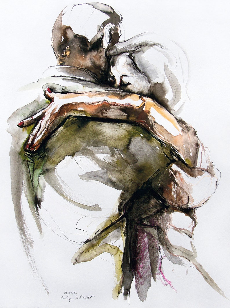 3 art prints, tango couple no. 14, 33 and 56 image 4