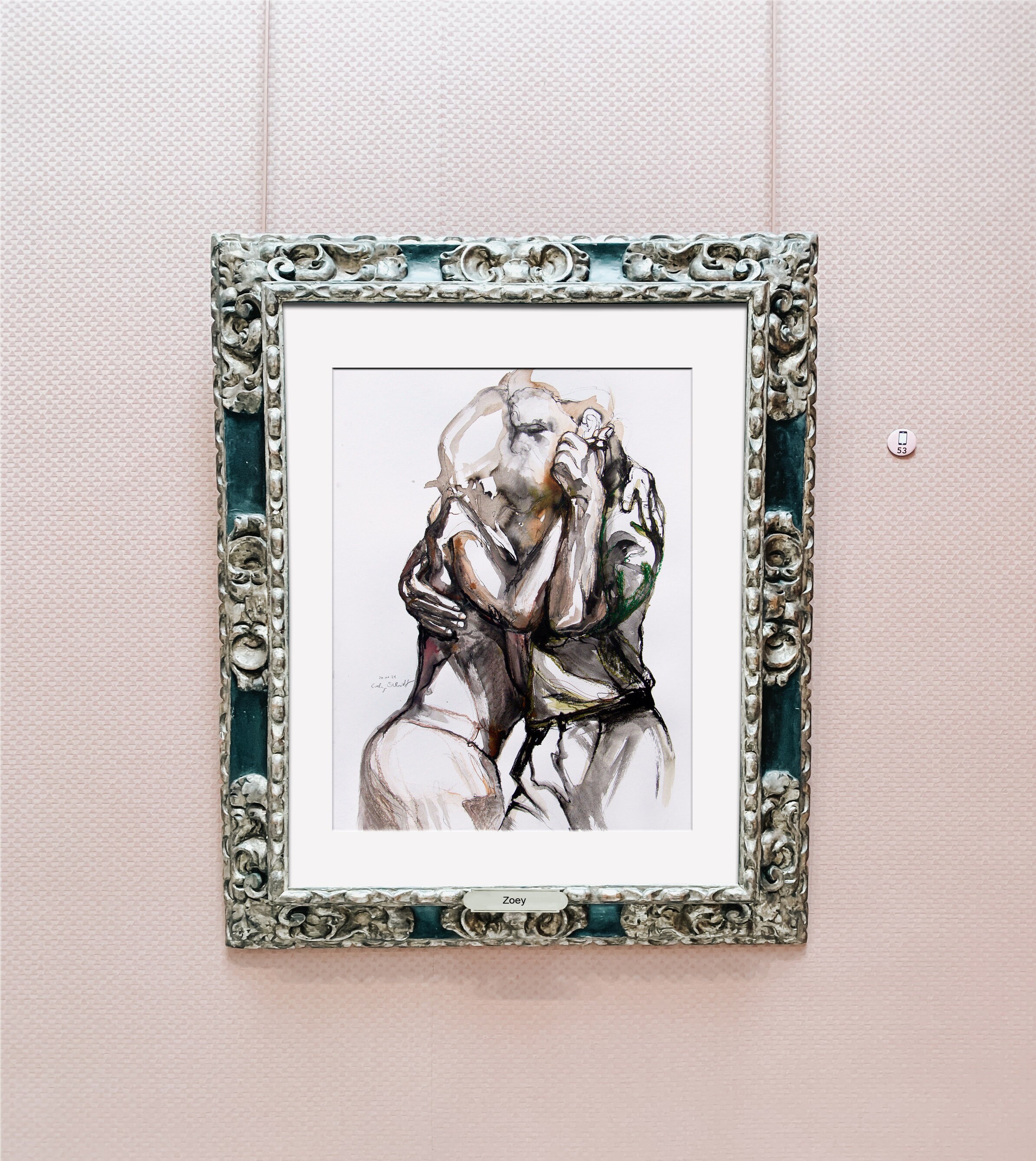 Tango Pair No. 53, Original Drawing