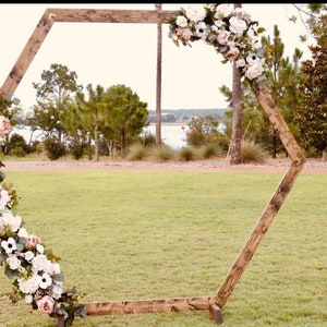 Wedding Hexagon Arch Fast and Free Shipping - Etsy