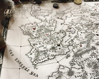 Custom (A4) D&D World Map