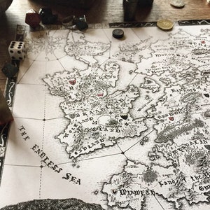 Personalisierte (A4) D&D Weltkarte